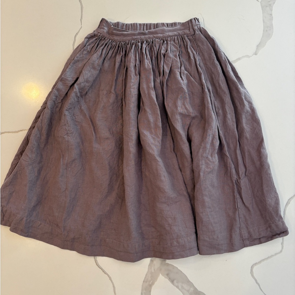 notPerfect Linen 1950’s City flat front skirt.  Has pockets.  Small.